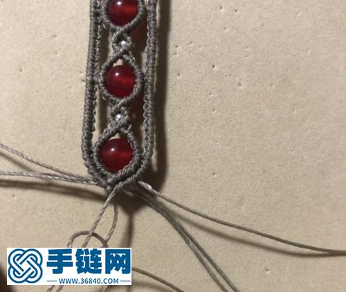 《鸳鸯》斜卷结手绳