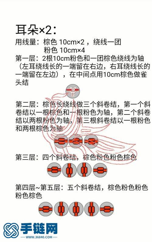 原创呆呆的哈士奇（立体 斜卷结）