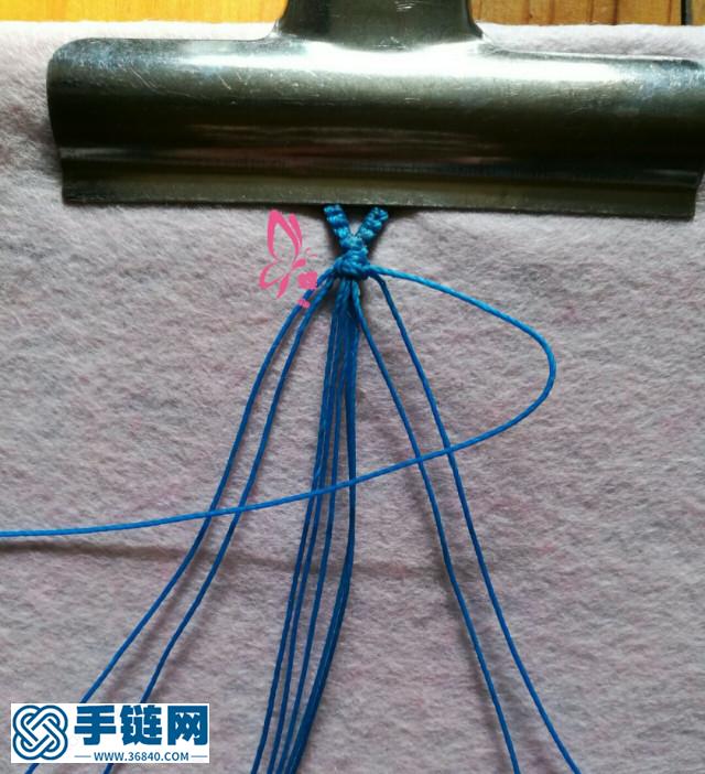 简单闪亮的立体手链