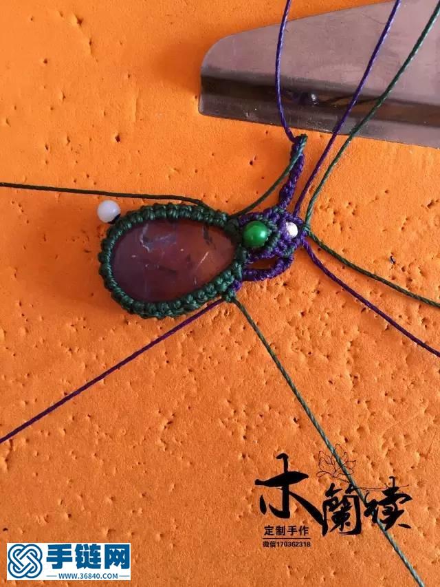 “浅夏”紫晶手链教程