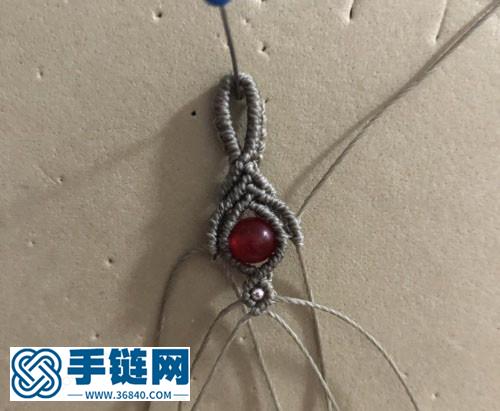 《鸳鸯》斜卷结手绳