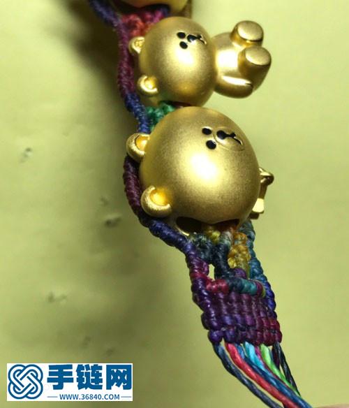 复古风格的手绳（适合搭配黄金）