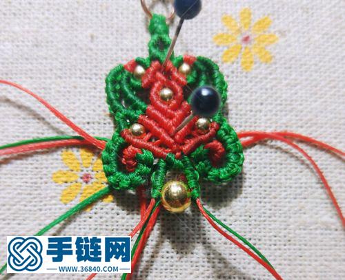 映红朱砂耳坠