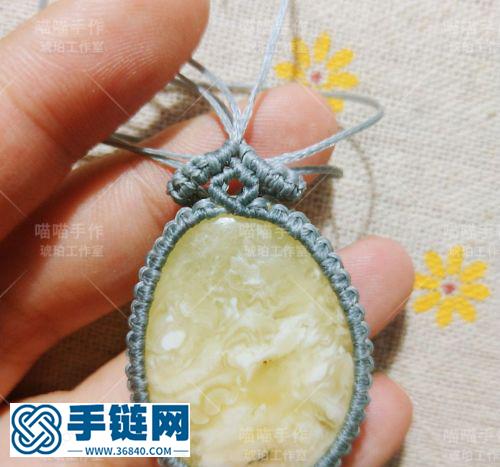 蜜蜡包石瑕疵处理