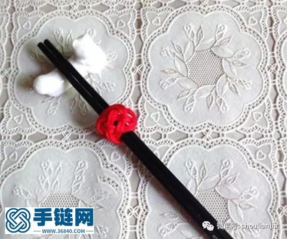 中国结之双环结筷子的编法
