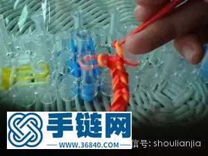 手工DIY橡皮筋手链