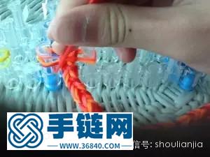 手工DIY橡皮筋手链