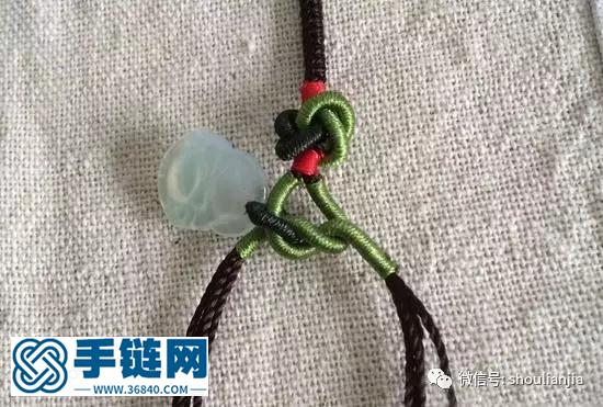 同心结手链编法