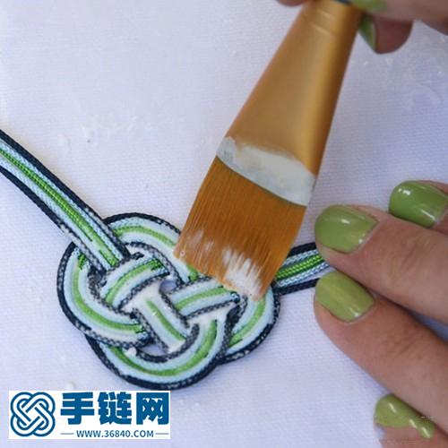 情人扣手链的编织方法 小饰品diy