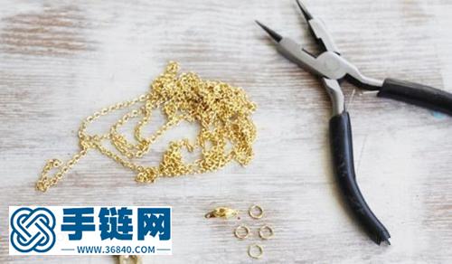 螺丝圈制作个性手链 饰品diy