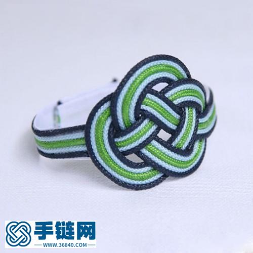 情人扣手链的编织方法 小饰品diy