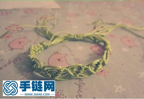 手工DIY漂亮的编织手链