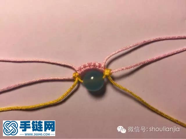 小清新森系淑女风编绳手链