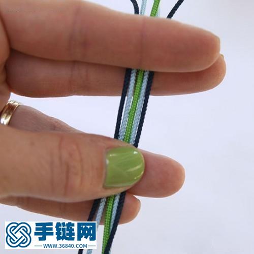 情人扣手链的编织方法 小饰品diy