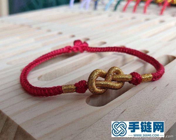 发财结手绳编法教程