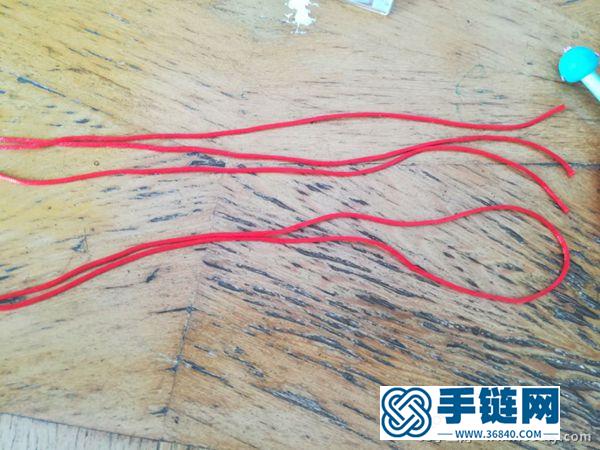 好看的中国结红绳手链编法教程