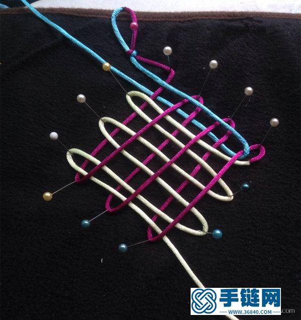 三回盘长结的编法教程