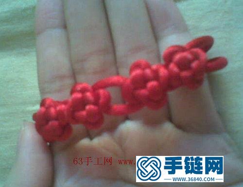 中国结桂花结的编法教程图解