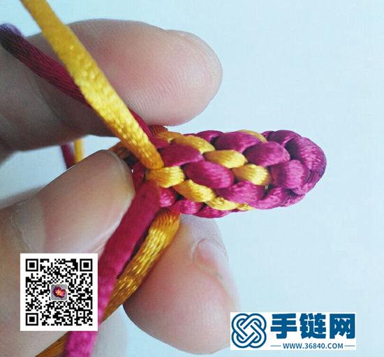 八线玉米结的编法图解
