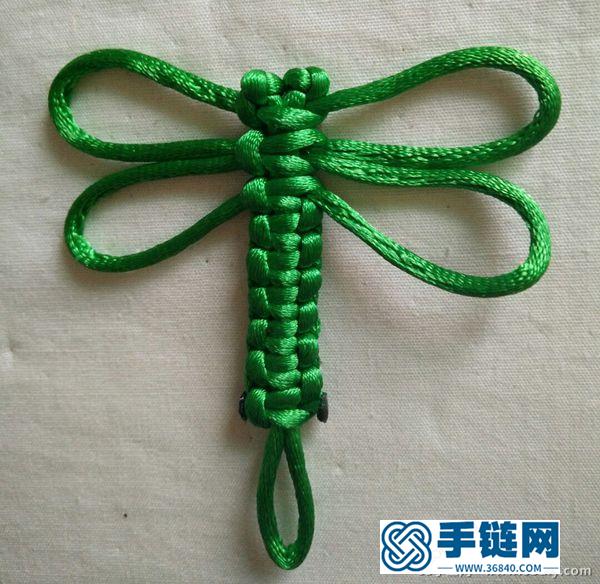 用绳子编一只蜻蜓 蜻蜓结的编法