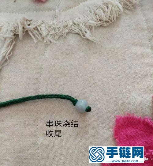 中国结泰蜡项链绳的制作图解