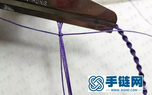 中国结包石手链的详细编制方法