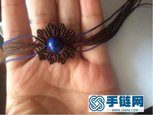 中国结玉线青金石手链的详细编制方法