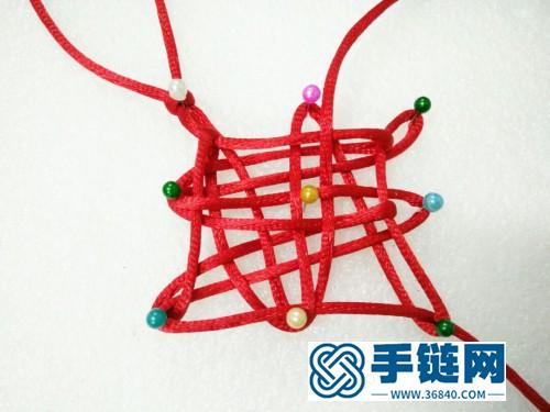 道盘长结岫玉新年贺岁挂件的制作图解