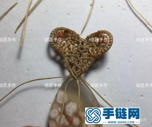 扁蜡樱花玛瑙毛衣链的详细制作图解