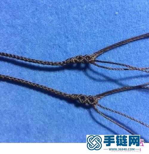 秋色挂石蜡线项链的详细制作步骤