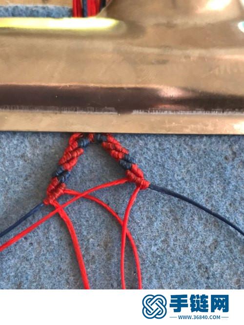 中国结玛瑙珠蜡线手链的详细制作图解