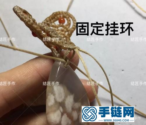 扁蜡樱花玛瑙毛衣链的详细制作图解