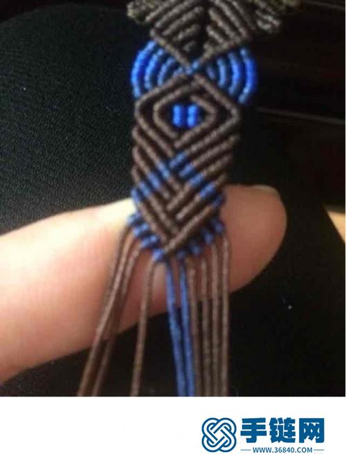 中国结玉线青金石手链的详细编制方法
