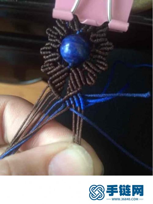 中国结玉线青金石手链的详细编制方法
