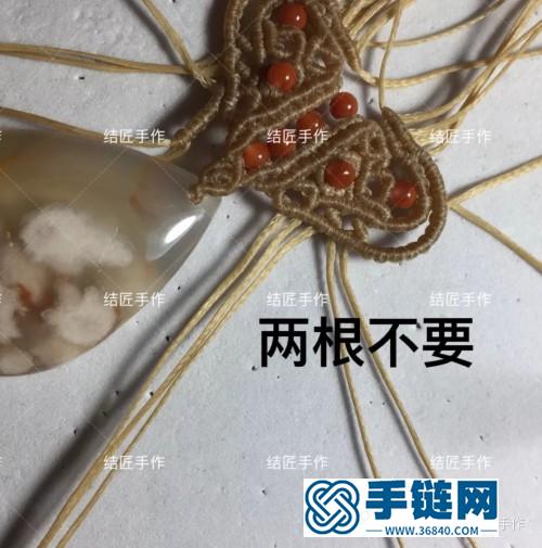 扁蜡樱花玛瑙毛衣链的详细制作图解