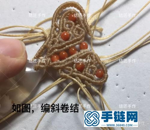 扁蜡樱花玛瑙毛衣链的详细制作图解