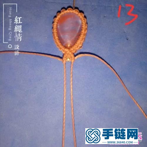 粉晶手绳的详细制作图解