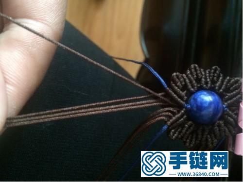 中国结玉线青金石手链的详细编制方法