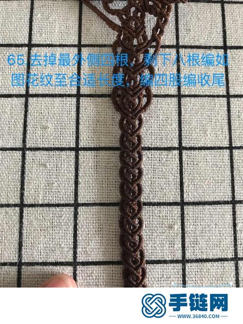 蜡线水滴拉长石项链（头饰）的详细制作图解