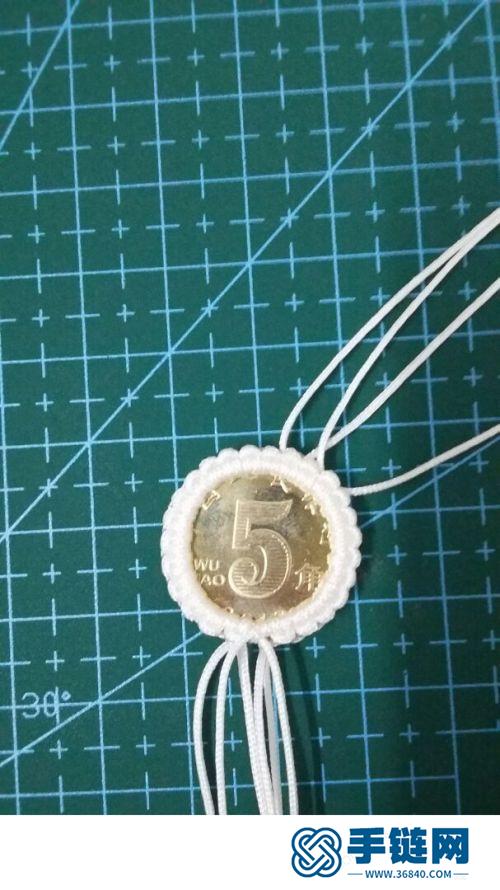 中国结玉线硬币兔的详细编制方法