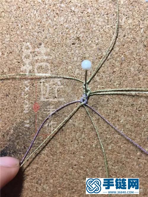 彩金锁骨链挂绳的详细制作图解