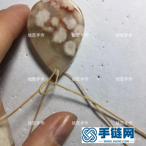 扁蜡樱花玛瑙毛衣链的详细制作图解