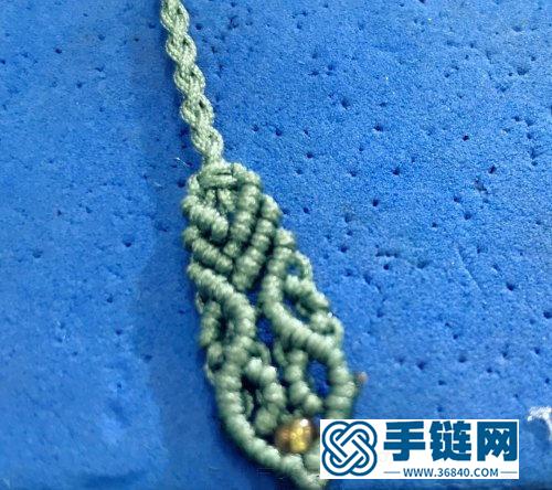中国结玉线夏日公主手绳的详细制作图解