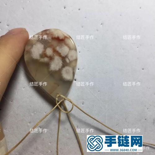 扁蜡樱花玛瑙毛衣链的详细制作图解