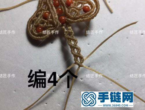 扁蜡樱花玛瑙毛衣链的详细制作图解