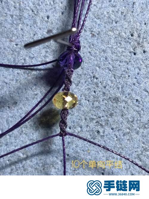 中国结玉线小鱼耳环的详细编制方法