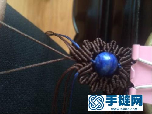 中国结玉线青金石手链的详细编制方法