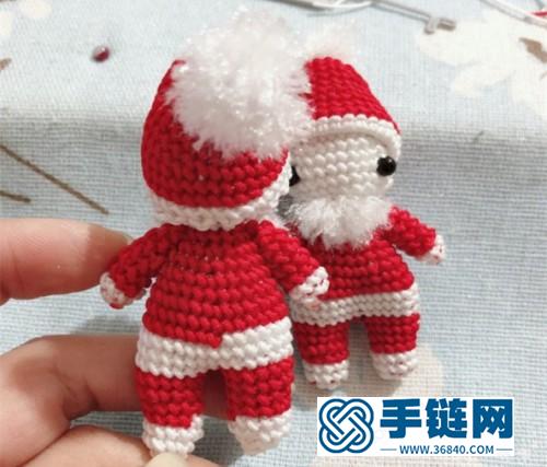 中国结玉线圣诞老人的详细编制方法
