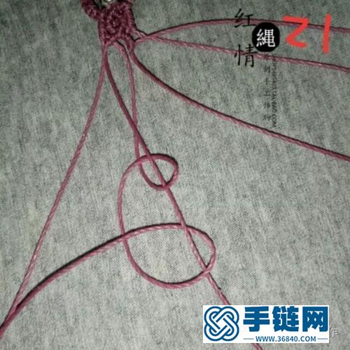 蜡线包珠戒指的详细编制图片教程