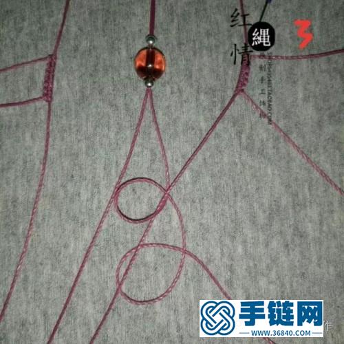 蜡线包珠戒指的详细编制图片教程